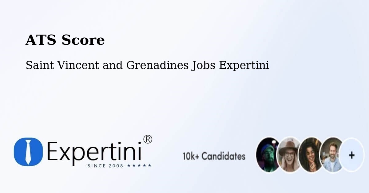 Resume ATS Score & Job Description Match Tool – Saint Vincent and Grenadines - Saint Vincent and Grenadines Jobs Expertini